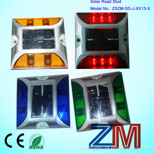 2014 Hot Selling Green LED Lamp Solar LED Road Stud/ Solar Road Marker with Keeping Safe Traffic
